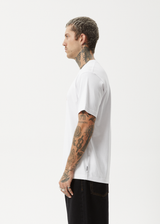 AFENDS Mens Home - Retro Tee - White - Afends mens home   retro tee   white