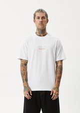 AFENDS Mens Creator - Retro Tee - White - Afends mens creator   retro tee   white