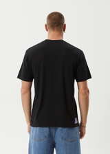 AFENDS Mens Zen Feeling - Retro Tee - Black - Afends mens zen feeling   retro tee   black