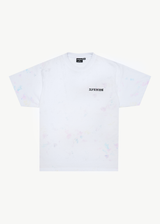 AFENDS Mens Tie Die - Boxy Tee - White - Afends mens tie die   boxy tee   white