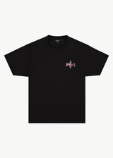 AFENDS Mens Altered - Heavyweight Boxy Tee - Black - Afends mens altered   heavyweight boxy tee   black