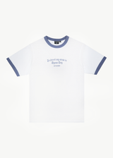 AFENDS Mens Byron Trip - Ringer Tee - White - Afends mens byron trip   ringer tee   white
