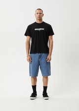 AFENDS Mens Take A Trip - Boxy Tee - Black - Afends mens take a trip   boxy tee   black