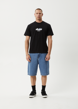 AFENDS Mens Chem Trails - Retro Tee - Black - Afends mens chem trails   retro tee   black