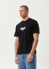 AFENDS Mens Chem Trails - Retro Tee - Black - Afends mens chem trails   retro tee   black