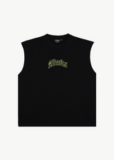 AFENDS Mens Home - Sleeveless Tee - Black - Afends mens home   sleeveless tee   black
