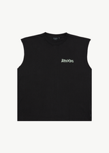 AFENDS Mens Destroyer - Sleeveless Tee - Stone Black - Afends mens destroyer   sleeveless tee   stone black