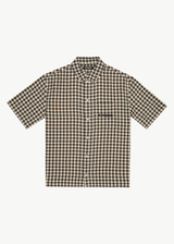 AFENDS Mens Gambet - Short Sleeve Shirt - Sand - Afends mens gambet   short sleeve shirt   sand 