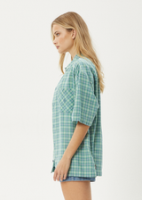 AFENDS Mens Creator - Short Sleeve Shirt - Pine - Afends mens creator   short sleeve shirt   pine 