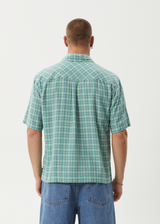 AFENDS Mens Creator - Short Sleeve Shirt - Pine - Afends mens creator   short sleeve shirt   pine 