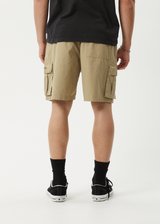 AFENDS Mens Ripped Out 98 - Organic Oversized Cargo Short 22