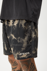 AFENDS Mens Tie Die - Baywatch Swim Short 18