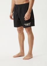 AFENDS Mens Deep State - Baywatch Swim Short 18