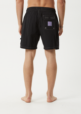 AFENDS Mens Deep State - Baywatch Swim Short 18