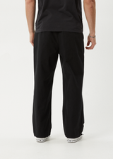 AFENDS Mens Glider - Pleated Pant - Black - Afends mens glider   pleated pant   black