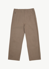 AFENDS Mens Glider - Pleated Pant - Fossil - Afends mens glider   pleated pant   fossil