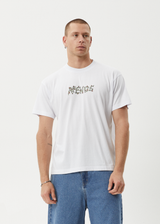AFENDS Mens Daisy Chain - Boxy Tee - White - Afends mens daisy chain   boxy tee   white