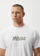 AFENDS Mens Daisy Chain - Boxy Tee - White - Afends mens daisy chain   boxy tee   white