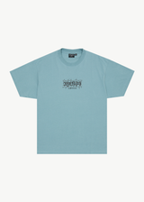 AFENDS Mens Thorny - Boxy Tee - Ocean Spray - Afends mens thorny   boxy tee   ocean spray
