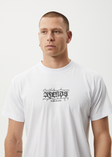 AFENDS Mens Thorny - Boxy Tee - White - Afends mens thorny   boxy tee   white