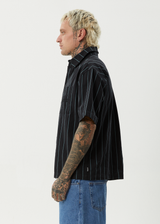 AFENDS Mens Pin Head - Short Sleeve Shirt - Black - Afends mens pin head   short sleeve shirt   black