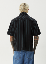 AFENDS Mens Pin Head - Short Sleeve Shirt - Black - Afends mens pin head   short sleeve shirt   black