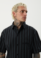 AFENDS Mens Pin Head - Short Sleeve Shirt - Black - Afends mens pin head   short sleeve shirt   black