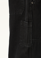 AFENDS Mens Richmond - Denim Workwear Jean - Washed Black - Afends mens richmond   denim workwear jean   washed black