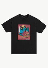 AFENDS Mens Apocalypso - Retro Tee - Stone Black - Afends mens apocalypso   retro tee   stone black