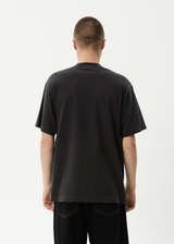 AFENDS Mens Apocalypso - Retro Tee - Stone Black - Afends mens apocalypso   retro tee   stone black