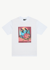 AFENDS Mens Apocalypso - Retro Tee - White - Afends mens apocalypso   retro tee   white