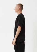 AFENDS Mens Tread - Retro Tee - Black - Afends mens tread   retro tee   black