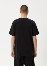 AFENDS Mens Tread - Retro Tee - Black - Afends mens tread   retro tee   black