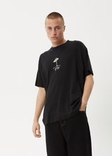 AFENDS Mens High Priority - Boxy Tee - Black - Afends mens high priority   boxy tee   black