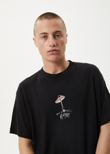 AFENDS Mens High Priority - Boxy Tee - Black - Afends mens high priority   boxy tee   black
