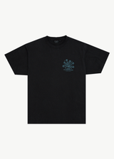 AFENDS Mens Cosmic Con - Heavyweight Boxy Tee - Stone Black - Afends mens cosmic con   heavyweight boxy tee   stone black