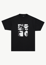AFENDS Mens New And Clear - Heavyweight Boxy Tee - Stone Black - Afends mens new and clear   heavyweight boxy tee   stone black