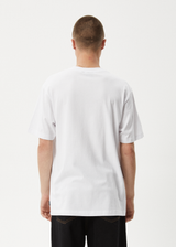 AFENDS Mens Ember - Retro Tee - White - Afends mens ember   retro tee   white