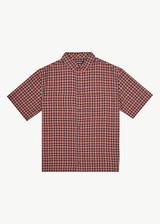 AFENDS Mens Wrecked - Short Sleeve Shirt - Terra - Afends mens wrecked   short sleeve shirt   terra