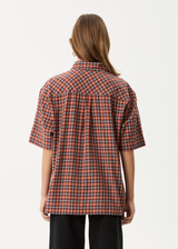 AFENDS Mens Wrecked - Short Sleeve Shirt - Terra - Afends mens wrecked   short sleeve shirt   terra