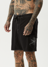 AFENDS Mens Webhead - Surf Related Boardshort 18