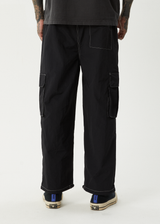 AFENDS Mens Cosmic - Cargo Pant - Black - Afends mens cosmic   cargo pant   black