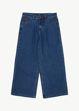 AFENDS Mens Fast Forward - Denim Ultra Baggy Jean - Authentic Blue - Afends mens fast forward   denim ultra baggy jean   authentic blue