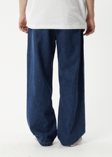 AFENDS Mens Fast Forward - Denim Ultra Baggy Jean - Authentic Blue - Afends mens fast forward   denim ultra baggy jean   authentic blue