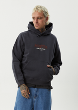 AFENDS Mens Ember - Hoodie - Charcoal - Afends mens ember   hoodie   charcoal