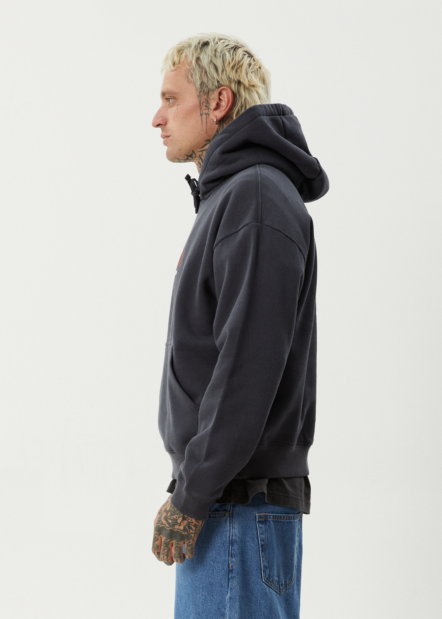 AFENDS Mens Ember - Hoodie - Charcoal