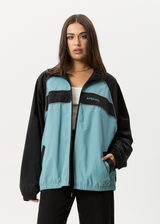 AFENDS Mens Spicy - Sports Spray Jacket - Ocean Spray - Afends mens spicy   sports spray jacket   ocean spray
