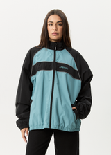 AFENDS Mens Spicy - Sports Spray Jacket - Ocean Spray - Afends mens spicy   sports spray jacket   ocean spray