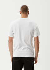 AFENDS Mens Wired - Retro Tee - White - Afends mens wired   retro tee   white