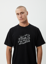 AFENDS Mens Moments - Boxy Tee - Black - Afends mens moments   boxy tee   black